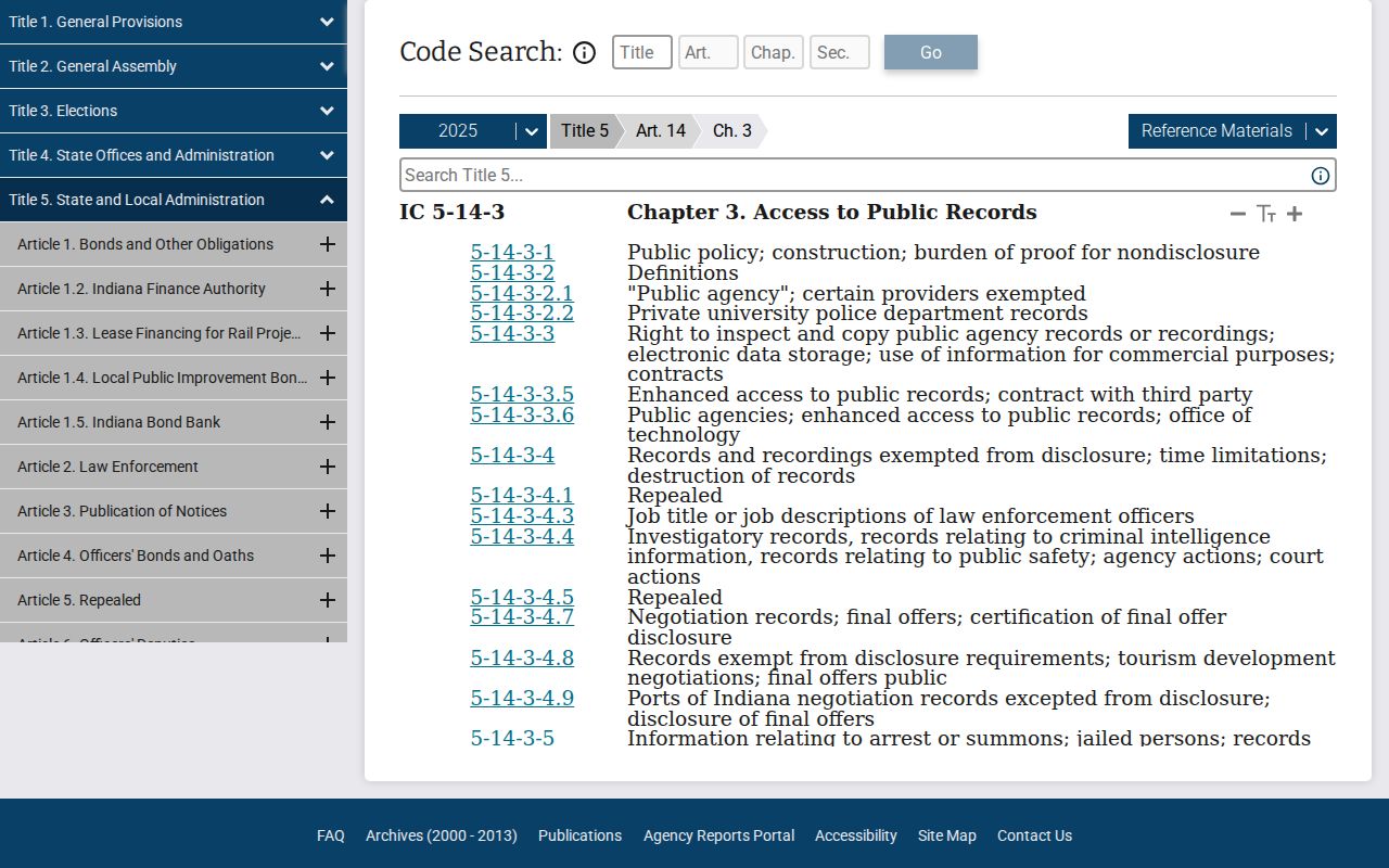 Knightstown public records and court records law